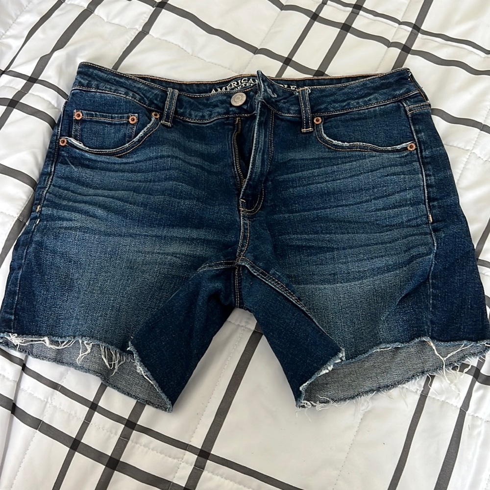 Midi Denim Shorts